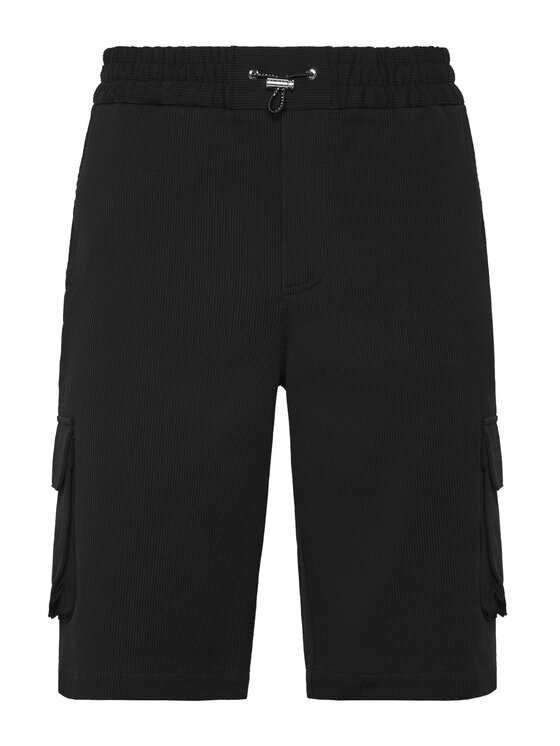 PHILIPP PLEIN PHILIPP PLEIN Šortky 22567 Čierna Regular Fit