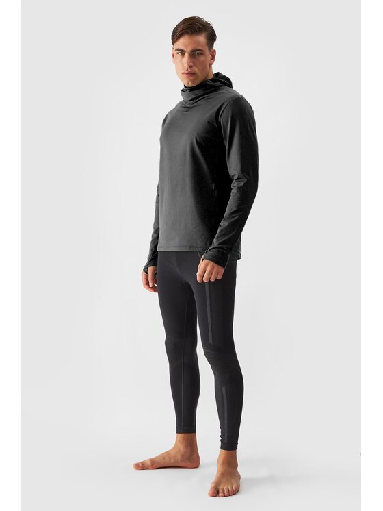 4F 4F Intimo termico pezzo sopra 4FWAW24UBRUM077-20S Nero
