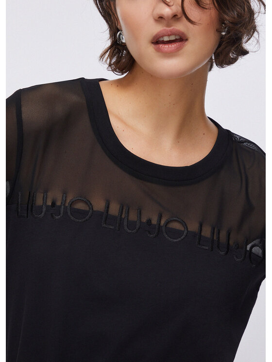 Liu Jo Liu Jo T-shirt TA6277JS92322222 Nero Regular Fit