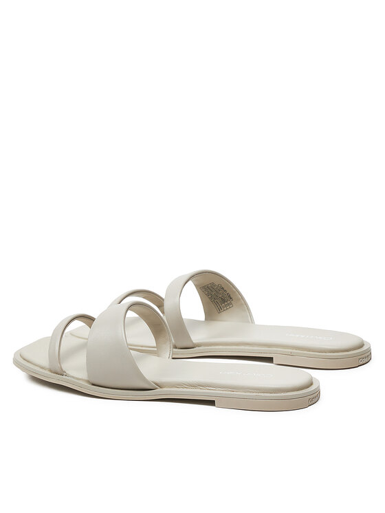 Calvin Klein Calvin Klein Ciabatte Flat Slide Lth HW0HW02071 Beige