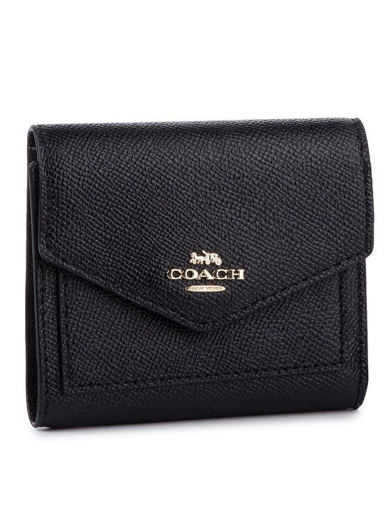 Coach Portefeuille femme petit format Cri Lth Sm Wall 58298 LIBLK Noir Modivo