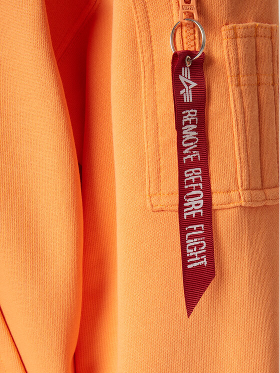 Alpha Industries Alpha Industries Bluza Essentials 146335 Pomarańczowy Relaxed Fit