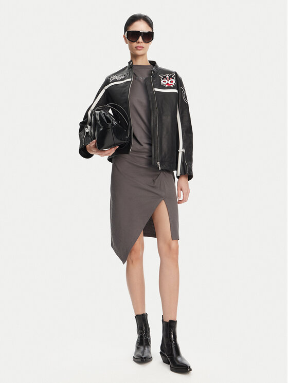 PINKO PINKO Každodenní šaty 104614 A2HE Šedá Regular Fit