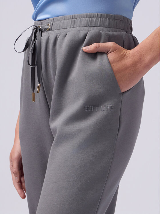 Oltre Oltre Spodnie materiałowe P819J002273N013 Szary Boy Fit