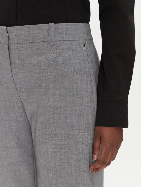 BOSS BOSS Spodnie materiałowe Tilda9 50542004 Szary Relaxed Fit