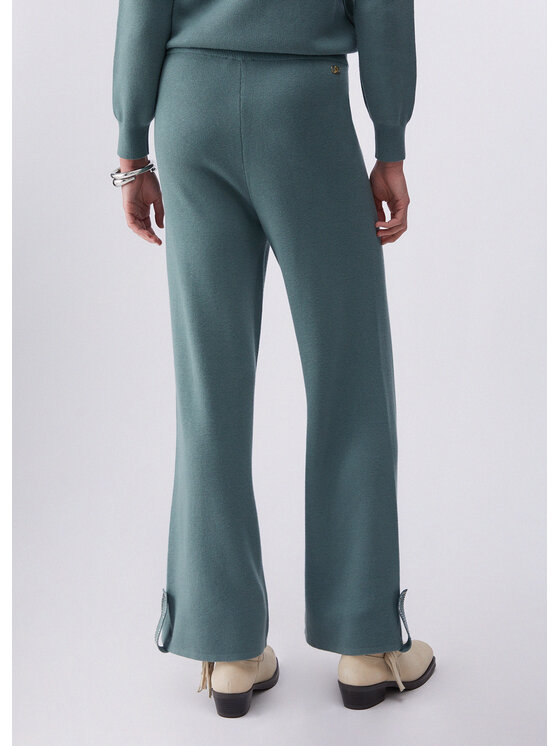 Liu Jo Liu Jo Pantaloni di tessuto TA6047MS59L76009 Verde Regular Fit