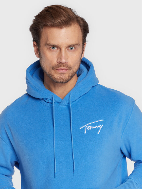 Tommy Jeans Tommy Jeans Fliis Signature DM0DM15030 Sinine Relaxed Fit