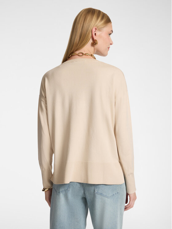 Elena Mirò Elena Mirò Maglione M035Z000796N002 Crema Over Fit