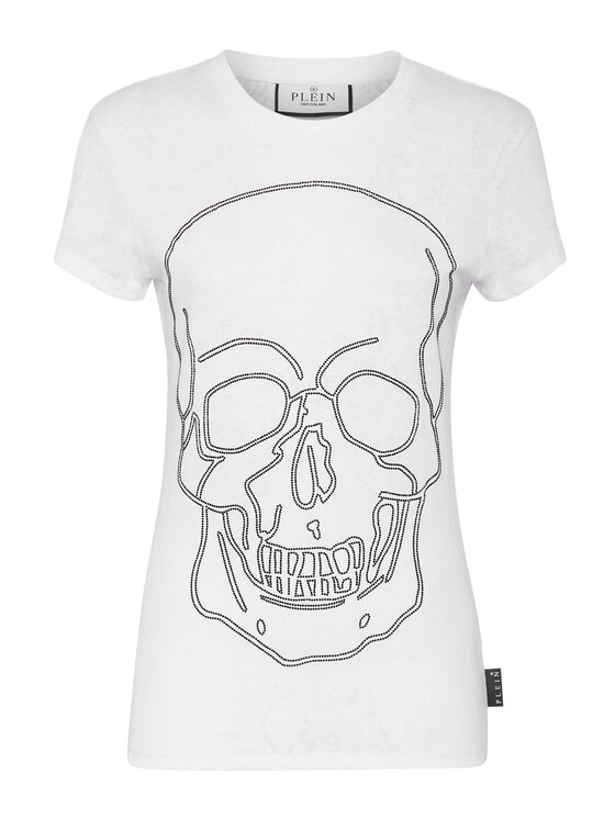 PHILIPP PLEIN PHILIPP PLEIN T-Shirt 2181 Biały Regular Fit