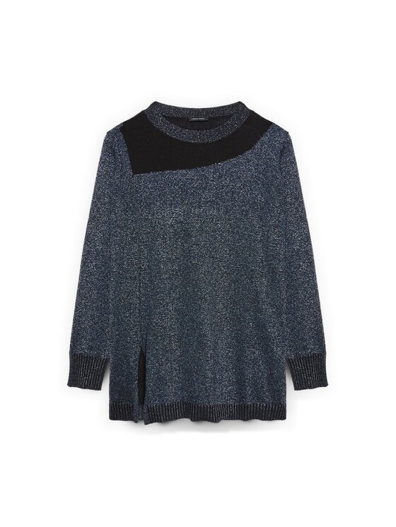 Fiorella Rubino Fiorella Rubino Maglione M013L008261N034 Blu Regular Fit