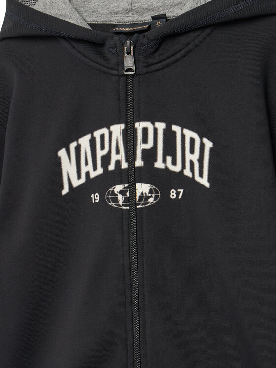 Napapijri Napapijri Μπλούζα B-Inot NP0A891E M Μαύρο Regular Fit