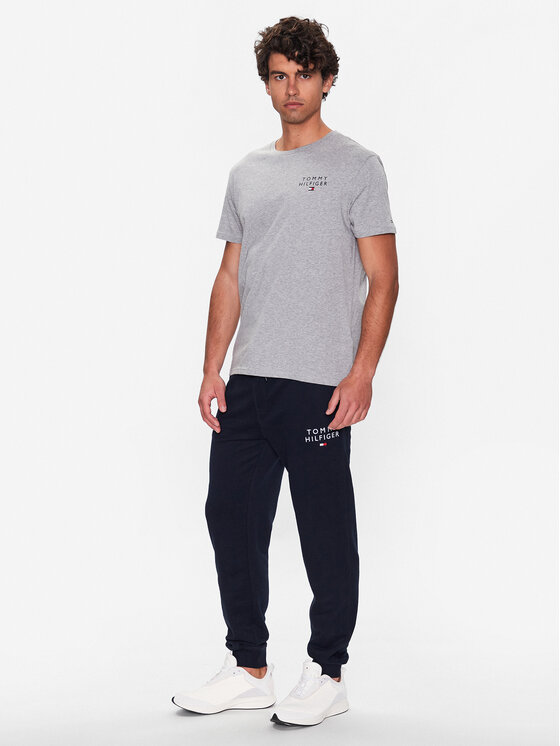 Tommy Hilfiger Tommy Hilfiger Тишърт UM0UM02916 Сив Regular Fit