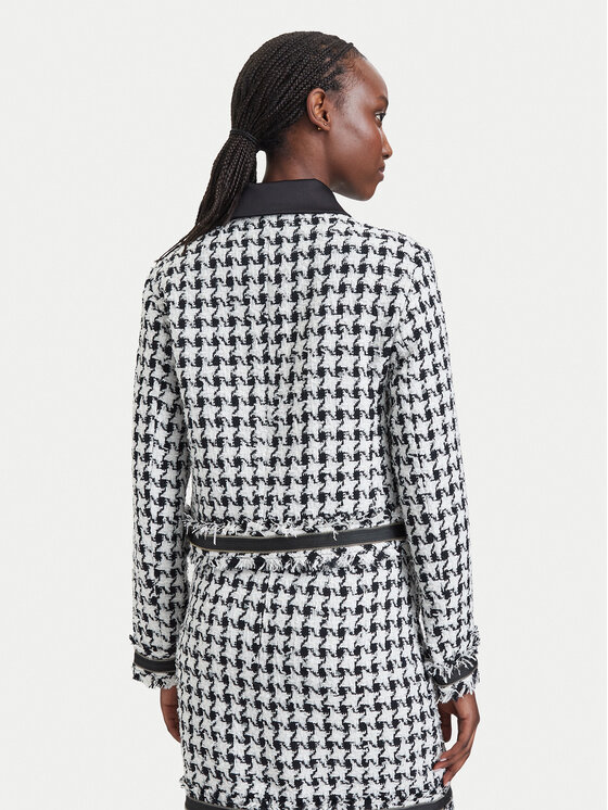 KARL LAGERFELD KARL LAGERFELD Marynarka B4W14011 Czarny Regular Fit