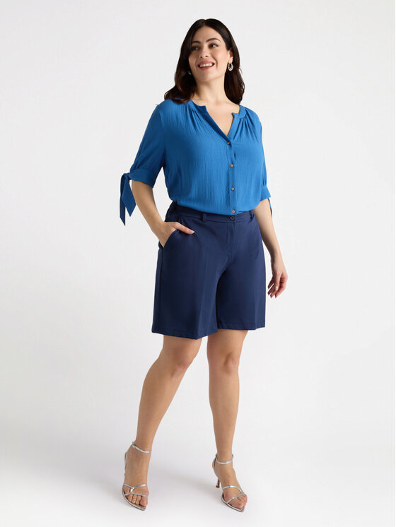 Fiorella Rubino Fiorella Rubino Camicia 5073T001308N024 Blu Regular Fit