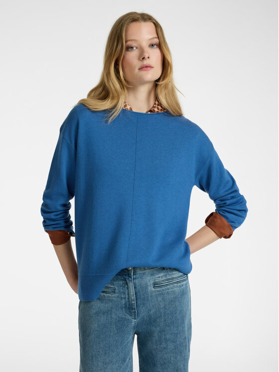 Elena Mirò Elena Mirò Maglione M464Z000597N0A1 Blu Regular Fit