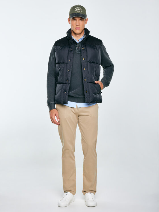 BIG STAR BIG STAR Kamizelka AGRIB Czarny Basic Fit