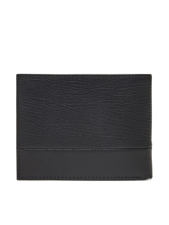 Calvin Klein Calvin Klein Vīriešu maks Subtle Mix Trifold 10Cc W/Coin K50K512847 Melns