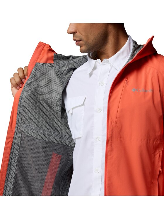 Columbia Columbia Kurtka outdoor 215515 Pomarańczowy Regular Fit