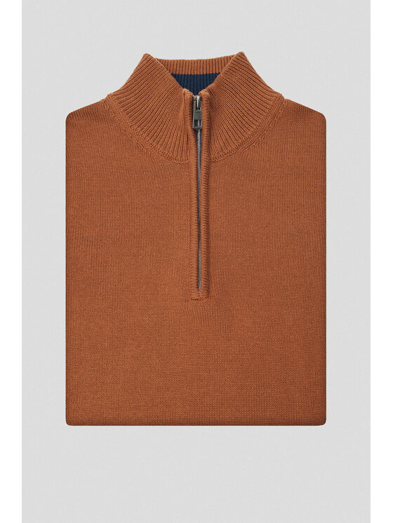 Lancerto Lancerto Sweter Johan SW073224000085 Brązowy Regular Fit