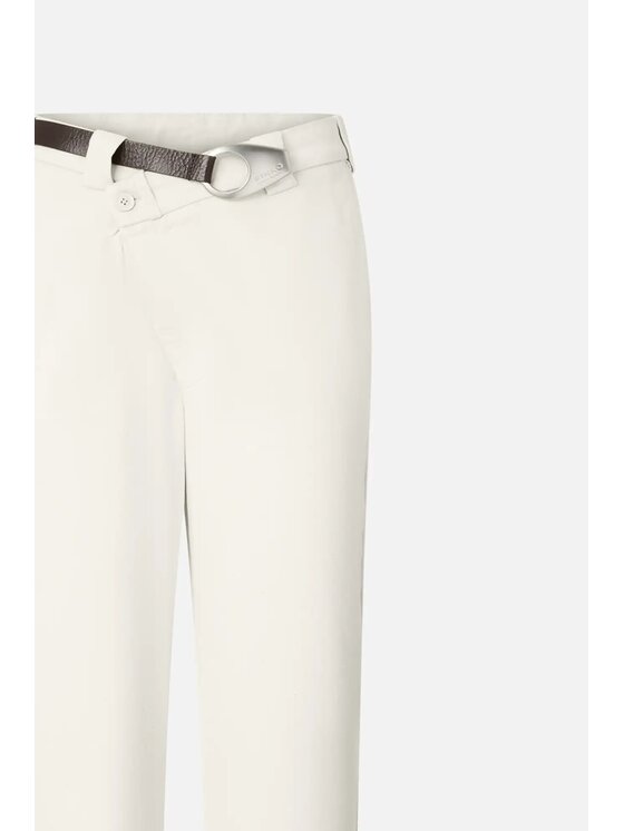 PINKO PINKO Spodnie damskie Paint Beżowy Regular Fit