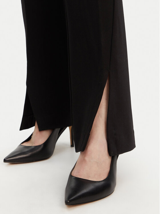 DKNY DKNY Riidest püksid P3KKQUEC Must Slim Fit