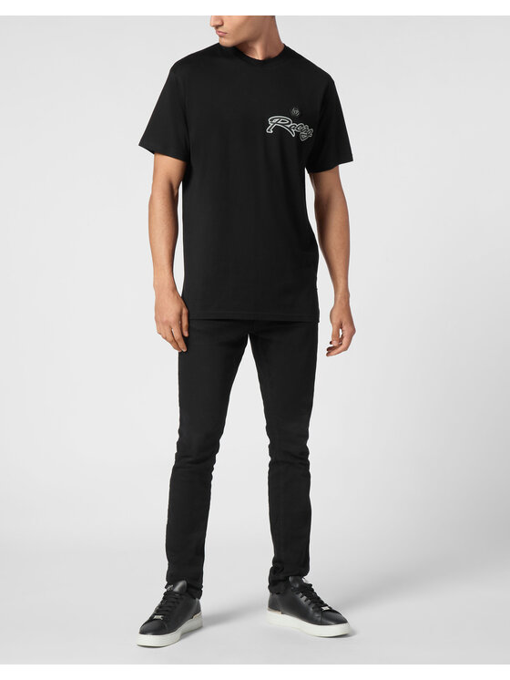 PHILIPP PLEIN PHILIPP PLEIN Tričko 22599 Čierna Regular Fit