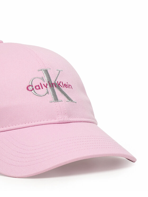 Calvin Klein Calvin Klein Kepurė su snapeliu Monologo Embroidery Baseball Hat LV04K5026G Rožinė