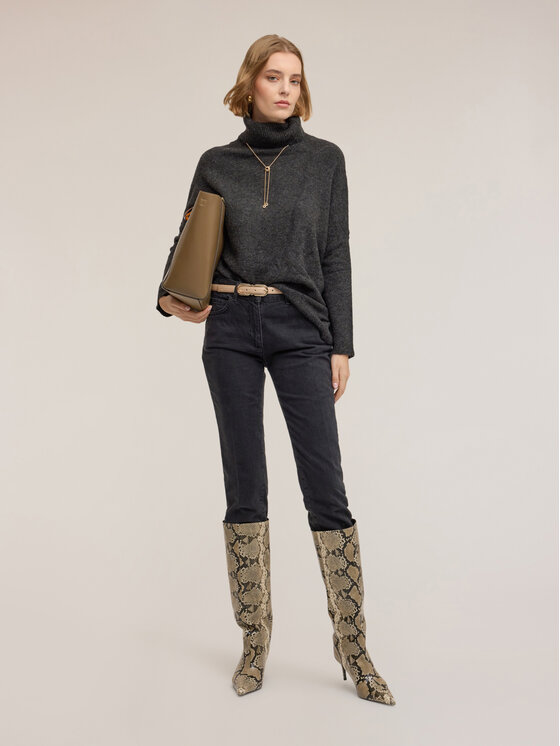 Motivi Motivi Maglione M252E101822N023 Grigio Over Fit