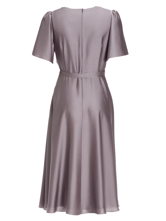 Swing Swing Sukienka koktajlowa 5AJ04000 Fioletowy Regular Fit