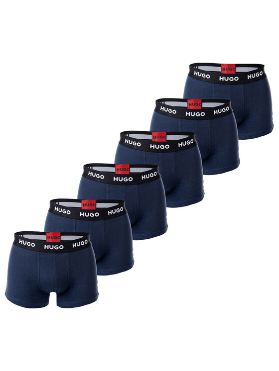HUGO Hugo Bokserki 25434 Niebieski