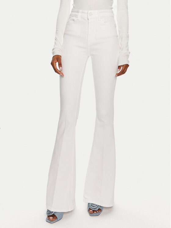 ViCOLO ViCOLO Τζιν DB5102 Λευκό Wide Leg