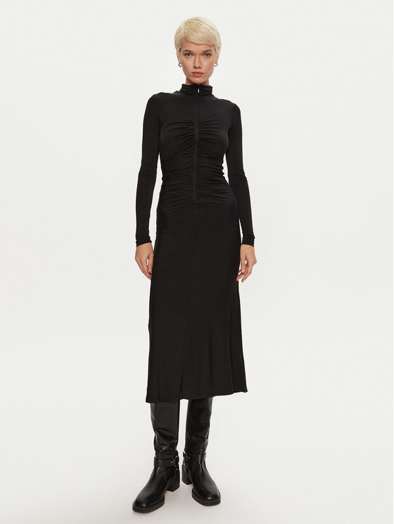 PINKO PINKO Vsakodnevna obleka Dimitrova 104502 A29B Črna Slim Fit