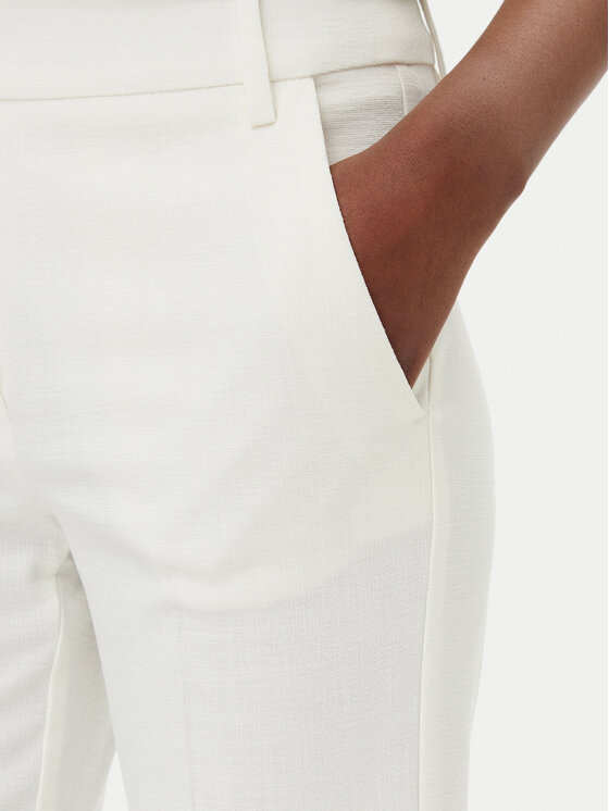 Marella Marella Pantaloni di tessuto Duello 2515131191 Écru Regular Fit