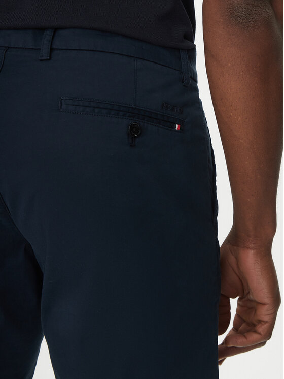 Hechter Paris Hechter Paris Pantalon scurți din material 26664 151365 Bleumarin Regular Fit
