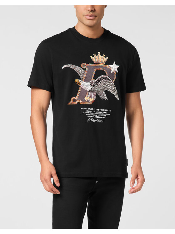 PHILIPP PLEIN PHILIPP PLEIN T-shirt 26183 Nero Regular Fit