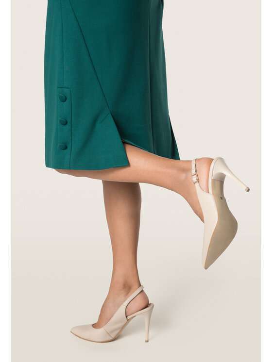 QUIOSQUE QUIOSQUE Sukně 7TR001 Zelená Regular Fit