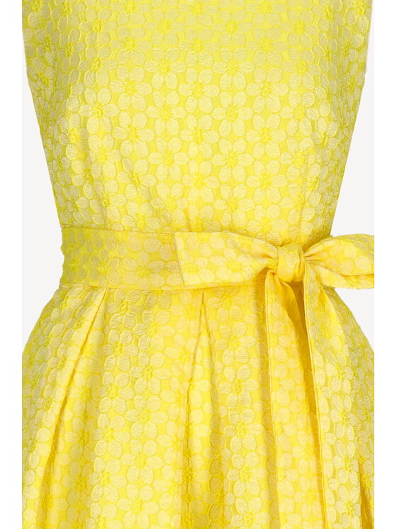 CASTELLANI CASTELLANI Sukienka codzienna Sukienka Emilie Żółty Regular Fit