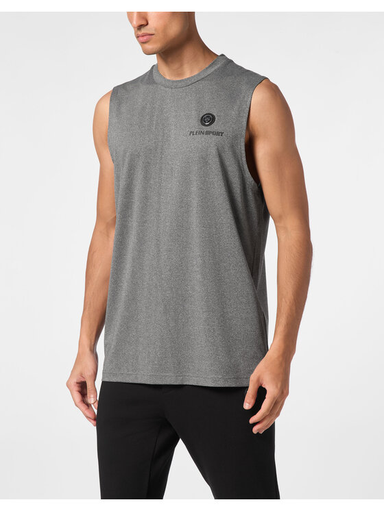 Plein Sport Plein Sport Tank top 14131 Czarny Regular Fit
