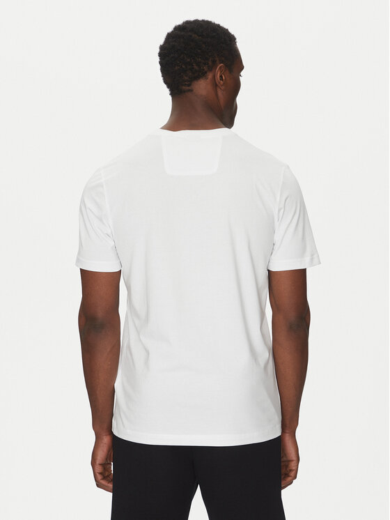 BOSS BOSS T-shirt Glamping 50538923 Bijela Relaxed Fit