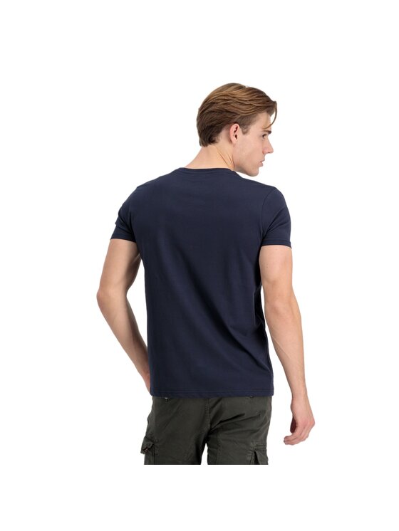 Alpha Industries Alpha Industries Tričko AI.188505-07-4XL Tmavomodrá Basic Fit