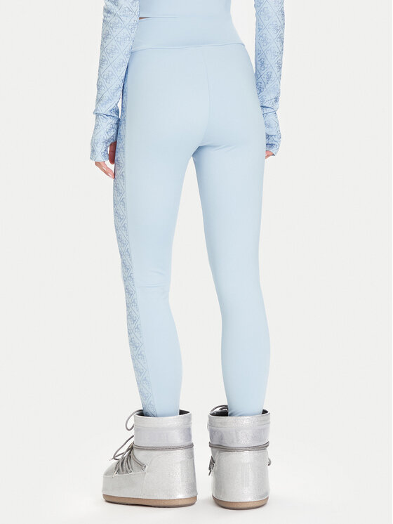 Guess Guess Legíny W5BB72 K7182 Světle modrá Slim Fit