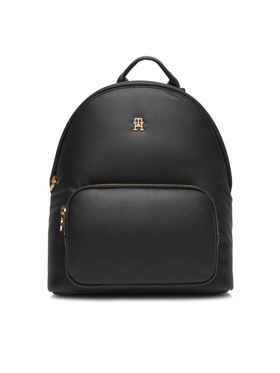 Tommy Hilfiger Plecak Popette Soft Dome AW0AW17652 Czarny