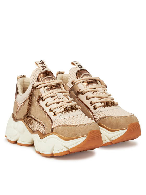 Buffalo Buffalo Sneakers Binary Quilt 1636305 Beige