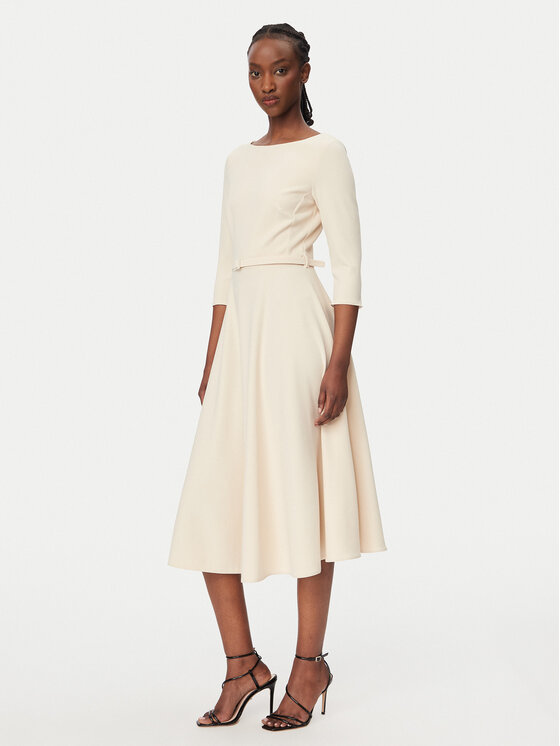 Rinascimento Rinascimento Coctailkleid CFC0127892003 Beige Regular Fit