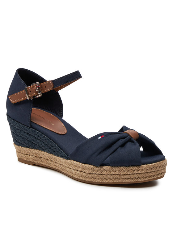 Tommy Hilfiger Tommy Hilfiger Espadrile FW0FW04785 Tamnoplava