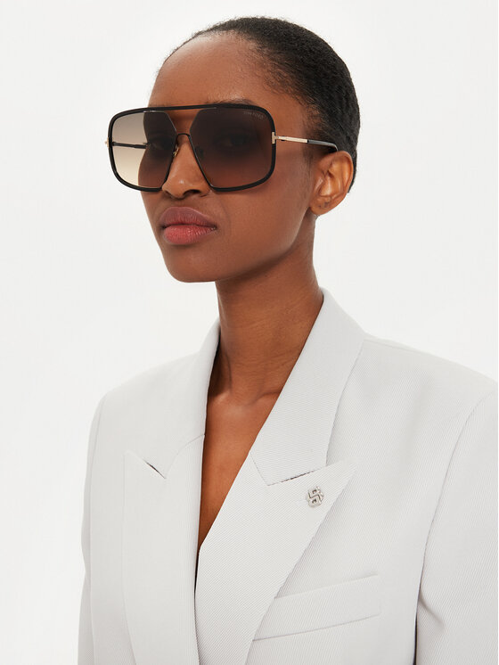 Tom Ford Tom Ford Saulesbrilles FT0867/S 01B Melns