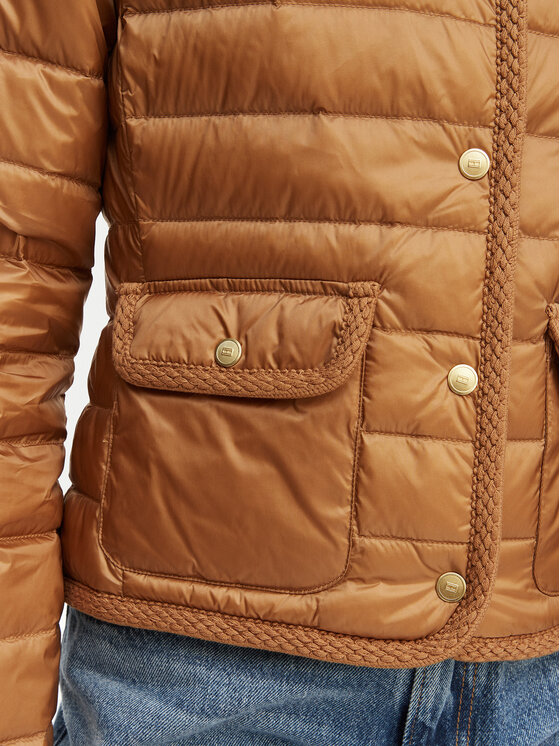 Tommy Hilfiger Tommy Hilfiger Преходно яке WW0WW49660 Светлокафяв Slim Fit