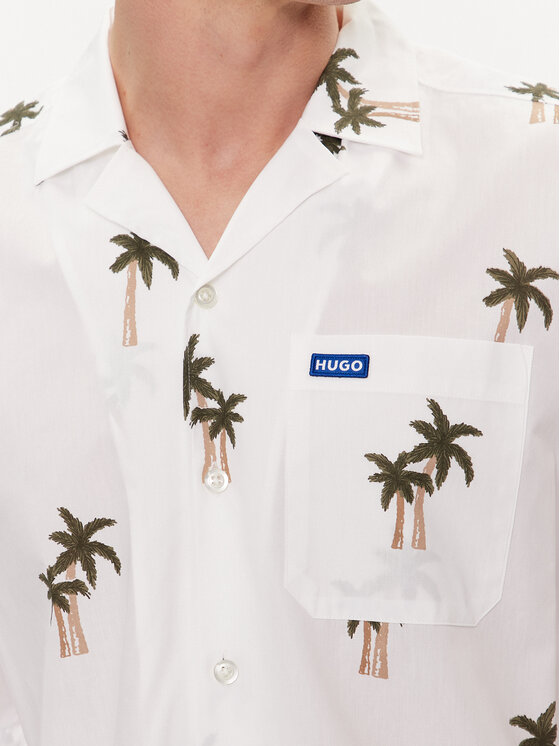 HUGO Hugo Риза Eligino 50513867 Цветен Oversize