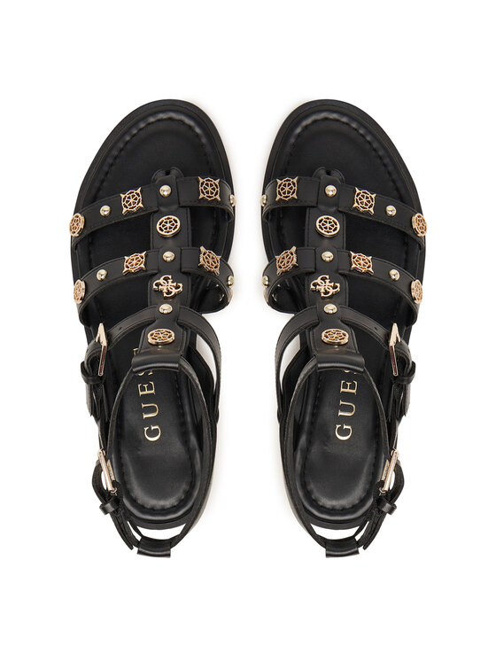 Guess Guess Sandały FLJYZZ PEL03 Czarny