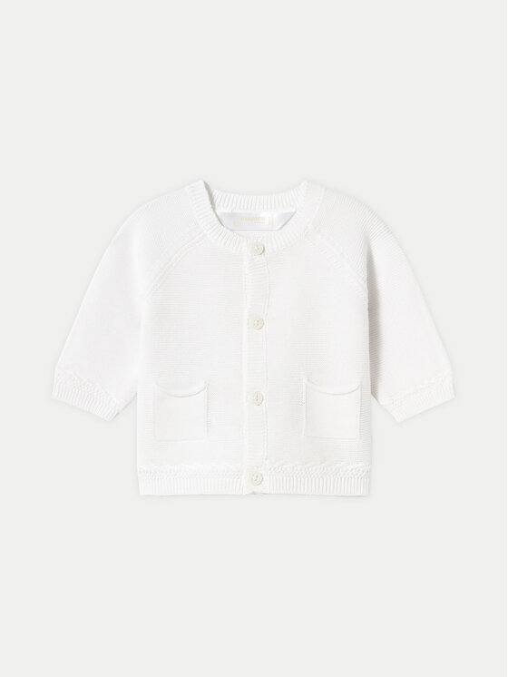 Mayoral Mayoral Cardigan 1393 Bianco Regular Fit